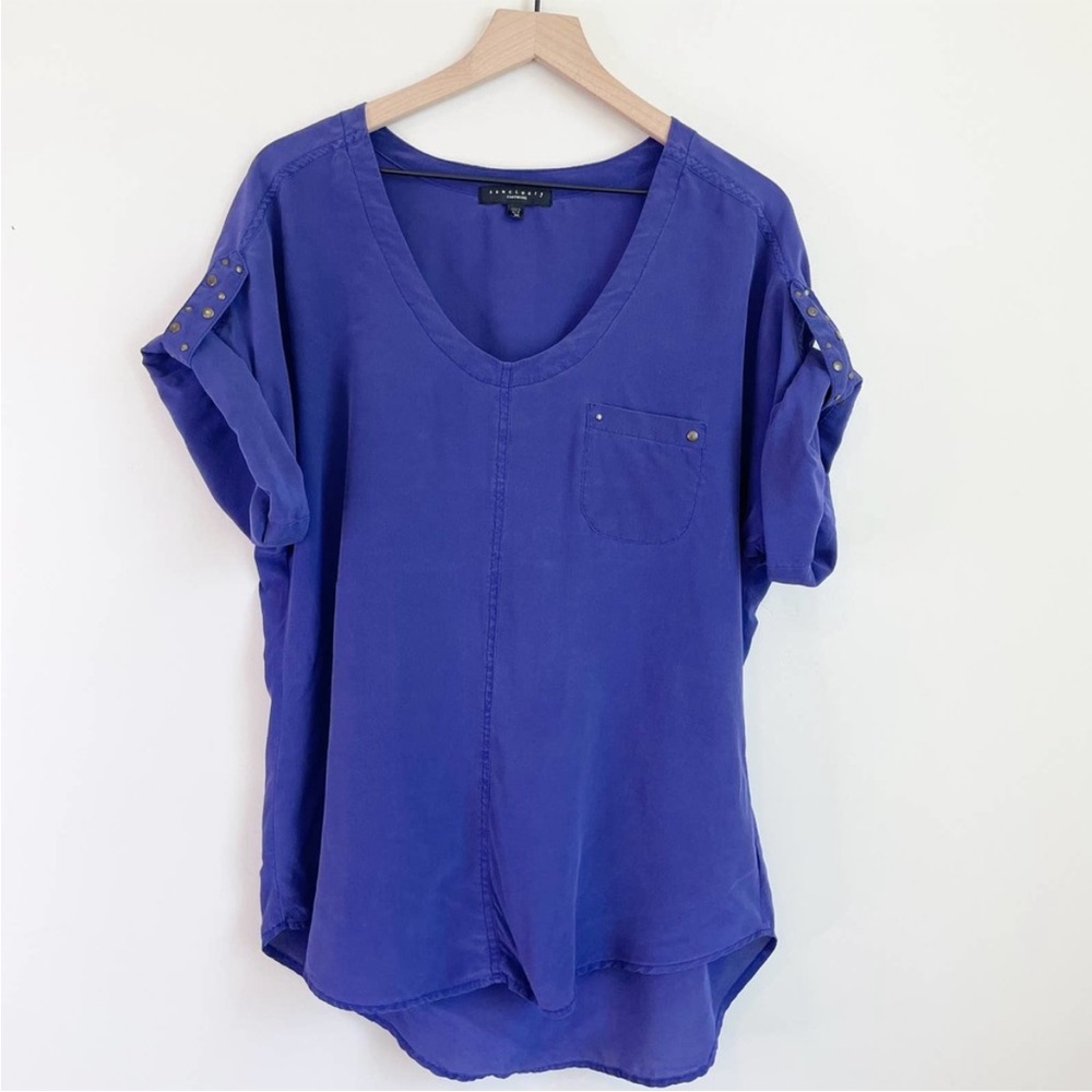 Sanctuary silk blouse